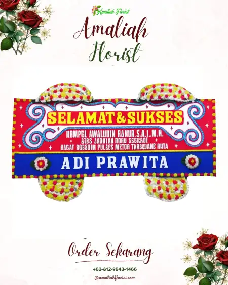 Papan Bunga Ucapan Selamat Randakari